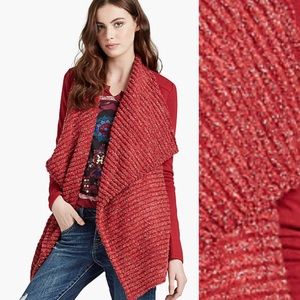 Lucky Brand sweater mixed wrap
